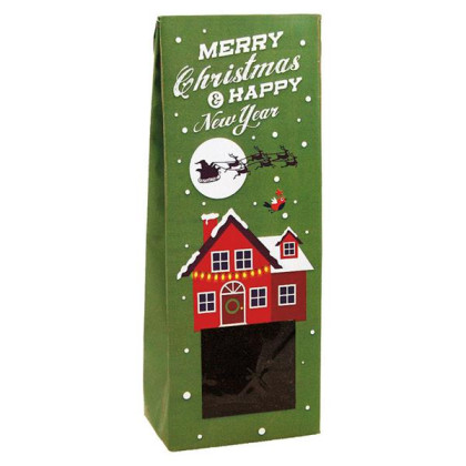 Káva Merry Christmas & Happy New Year, káva ochutená mletá 50gr Káva Merry Christmas & Happy New Year, káva ochutená mletá 50gr
