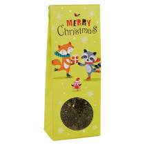 Čaj Merry Christmas zelené 50gr. sypaný zelený Čaj Merry Christmas zelené 50gr. sypaný zelený