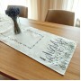 Behúň na stôl z gobelínovu so ženilkovou niťou s motívom levandule 1297