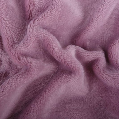 Prestieradlo SLEEP WELL Mikroplyš - staroružová