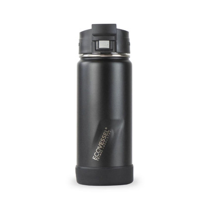 Cestovný termohrnček Eco Vessel na kávu / čaj s trojitou izoláciou Black shadow 473 ml Cestovný termohrnček Eco Vessel na kávu / čaj s trojitou izoláciou Black shadow 473 ml