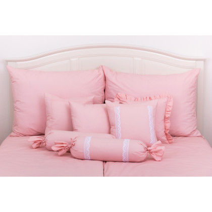 Posteľné obliečky uni Pink bez vzoru