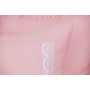 Posteľné obliečky uni Pink bez vzoru