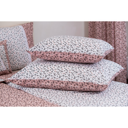 Posteľné obliečky Herbárium biele / staroružové