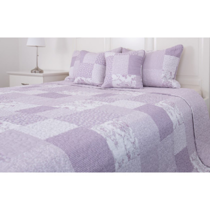 Prešívaný prehoz - DELUXE PATCHWORK lila Prešívaný prehoz - DELUXE PATCHWORK lila