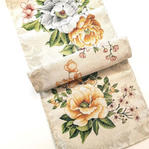 Gobelínová šerpa-behúň 037C, 40x140cm šípová ruža