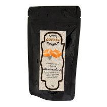 Káva zrnková ochut. Karamelová 70g Káva zrnková ochut. Karamelová 70g