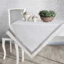 Luxusný obrus KARLA 140x180 cm sivý Luxusný obrus KARLA 140x180 cm sivý