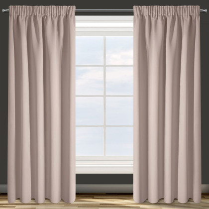Blackout zatemňujúci záves PARISA na páske pudrový