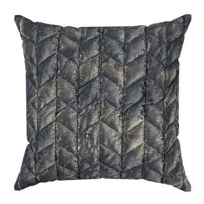 Dekoračná zamatová obliečka AGATA čierno zlatá