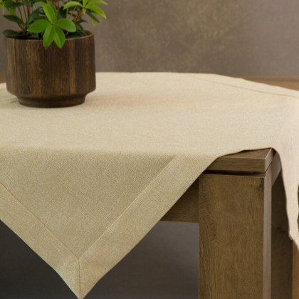 STELLA 1 obrus 85x85 cnm so štruktúrou plátna pretkávaný lesklou niťou STELLA 1 obrus 85x85 cnm so štruktúrou plátna pretkávaný lesklou niťou