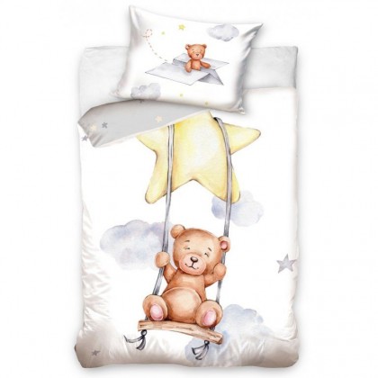 Bambusové posteľné obliečky Medvedík na Hviezde