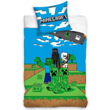 Posteľné obliečky Minecraft 3866A