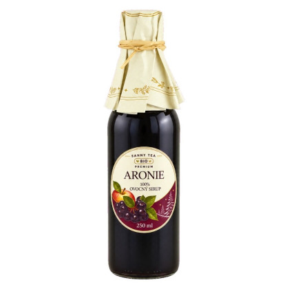 Ovocný sirup 100% BIO Arónia 0,25l Ovocný sirup 100% BIO Arónia 0,25l