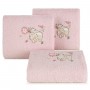 Bavlnené detské uteráky BABY s vyšívanou aplikáciou zajačika