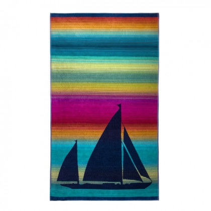 Plážová osuška 100x180 cm PLACHETNICA PESTRÁ 4271