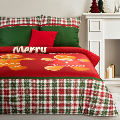 Bavlnené vianočné posteľné prádlo GINGER