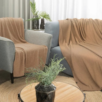 Deka BUKLA 150x200 cm, výnimočne jemná, béžový odtieň