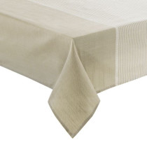 Rustikálny obrus RUTH 140x220 cm  sivobéžový