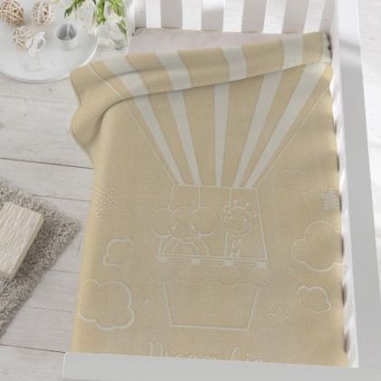 Španielska deka 6670-50 béžová 110x140 cm