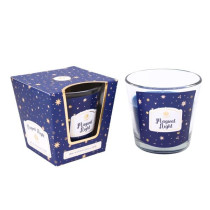 Vianočná sviečka Winter Berries 120g modrá Vianočná sviečka Winter Berries 120g modrá