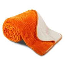 Teplá deka SLEEP WELL ovečka manšester oranžová Teplá deka SLEEP WELL ovečka manšester oranžová