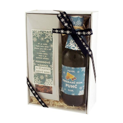 Darčekový balíček čaj a punč Nech je vonku bielo