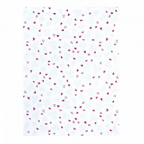 Kuchynské utierky Dekoro 8842 Srdiečka biela,červená