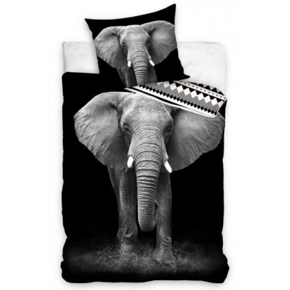 Bavlnené návliečky Slon africký
