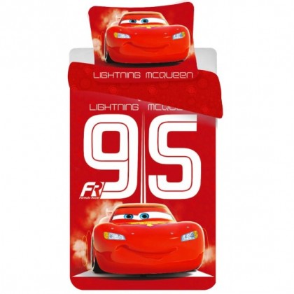 Bavlnené návliečky DISNEY CARS 95 RED