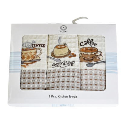Darčekové kuchynské utierky MERLIN 88 - Coffee Darčekové kuchynské utierky MERLIN 88 - Coffee