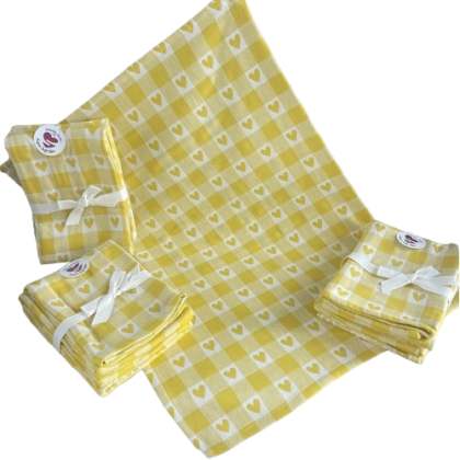 Bavlnená kuchynská utierka 7678 Super Soft žltá Bavlnená kuchynská utierka 7678 Super Soft žltá