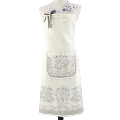 Kuchynská zástera GOBELÍN A005 sivá-kaki