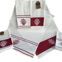 Bavlnené kuchynské utierky vyšívané č.4