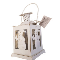 Kovový RETRO vianočný svietnik 12cm Kovový RETRO vianočný svietnik 12cm
