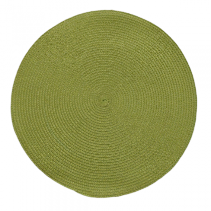 Prestieranie tkané, kruhové - zelené 26