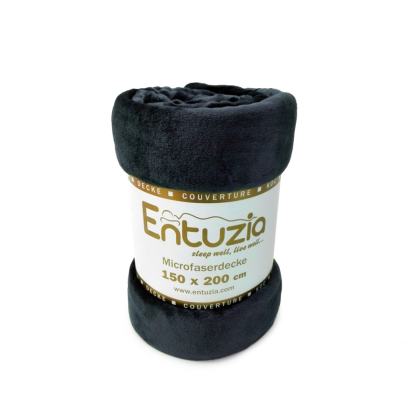 Deka SleepWell mikroflanelová čierna