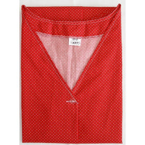 Kuchynská ZÁSTERA šatová dlhá, bavlna 22 červená
