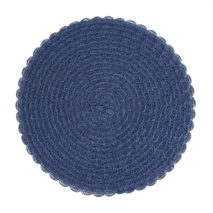 Okrúhle prestieranie BOHO tmavomodré so vzorom Okrúhle prestieranie BOHO tmavomodré so vzorom