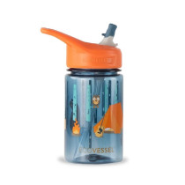 Detská plastová fľaša so slamkou SPLASH 355 ml - CAMPING Detská plastová fľaša so slamkou SPLASH 355 ml - CAMPING