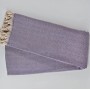 Jemný tkaný prehoz na pohovku aj posteľ CONCEPT classic fialový 200x240 cm.