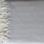 Jemný tkaný prehoz na pohovku aj posteľ CONCEPT classic svetlo sivý 200x240 cm.
