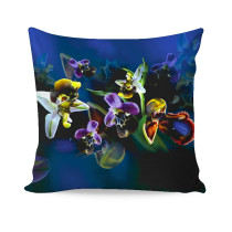 Dekoračná obliečka na vankúš BLUE ORCHID 50x50 cm