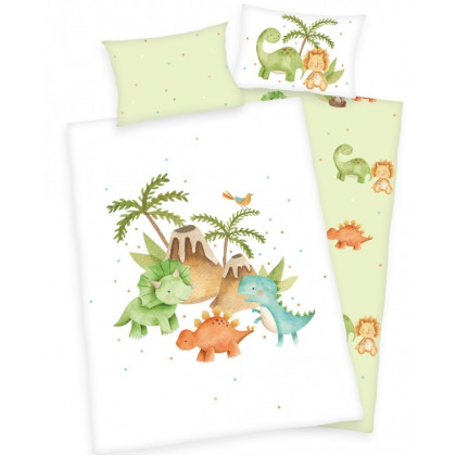 Posteľné obliečky do postieľky BABY DINOS