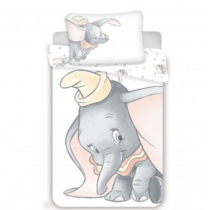 Bavlnené obliečky BABY DUMBO GREY Bavlnené obliečky BABY DUMBO GREY