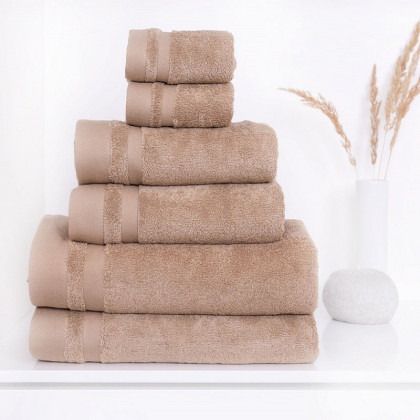 EUCALYPTA uteráky, osušky - svetlo hnedá