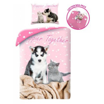 Bavlnené návliečky Cat and Dog 37 Bavlnené návliečky Cat and Dog 37