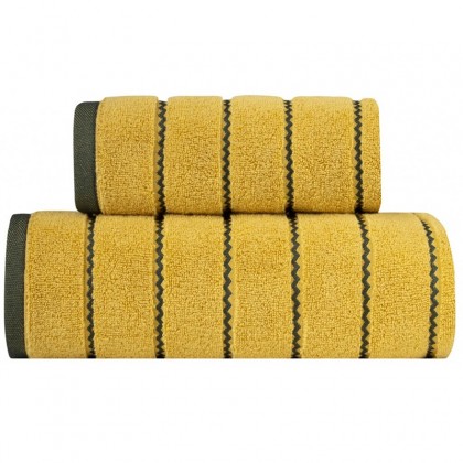 OSCAR, bavlnené uteráky, osušky - žltá