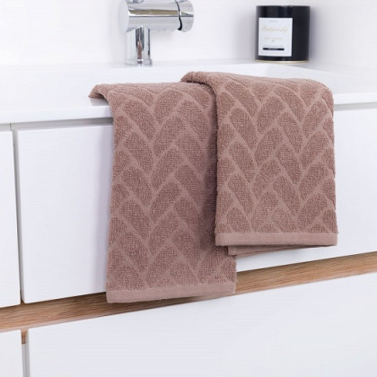 Kuchynské utierky froté Alexa hnedá