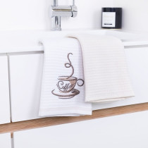 Kuchynské utierky vaflové - Coffee